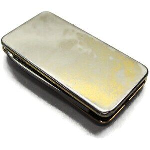 Money Clip Vintage Worn Gold Tone Classic Knife Scissors File Stainless Steel